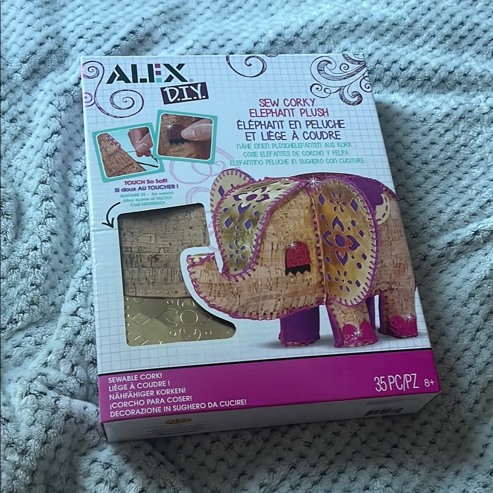Sew Corky Elephant Plush Building Set